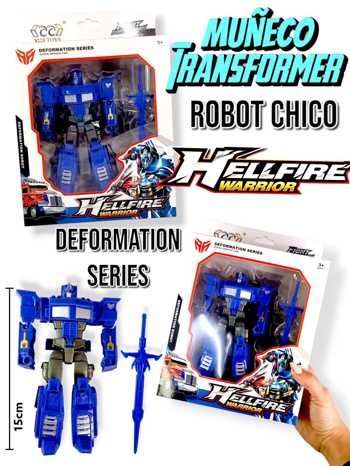 Muñeco Transformer Robot Chico